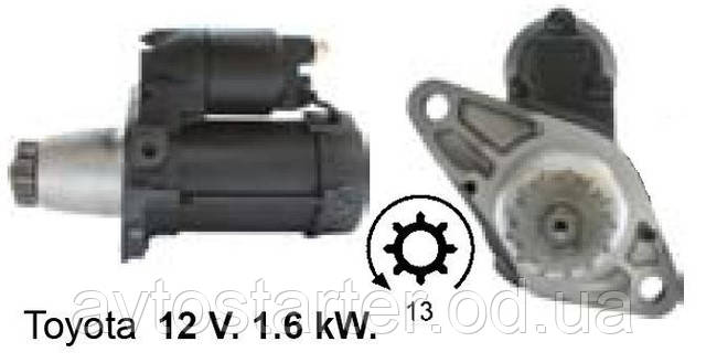 Стартер TOYOTA AVENSIS, CAMRY, ESTIMA, SCION, SOLARA, RAV 4, WINDOM, LEXUS RX II, ES300