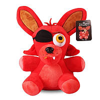 М'яка іграшка Плюшева Червоний Фоксі 25 см Аніматроніки Фнаф Фреді Five Nights at Freddys
