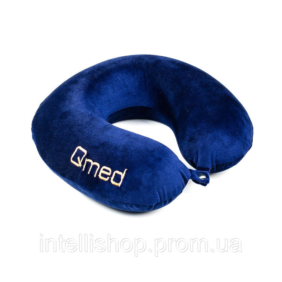 Дорожняя подушка для путешествий Qmed Travelling Pillow Синяя IO, код: 6745969 - фото 1 - id-p2173951480