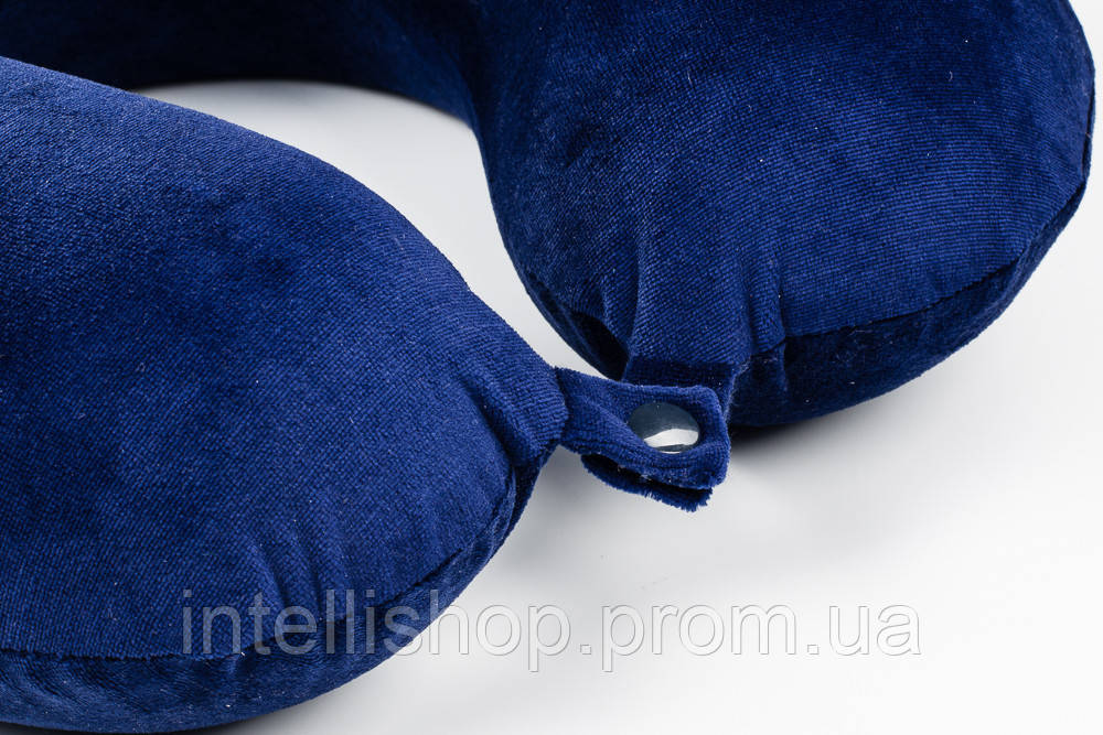 Дорожняя подушка для путешествий Qmed Travelling Pillow Синяя IO, код: 6745969 - фото 2 - id-p2173951480
