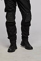 Тактичні штани з наколінниками Ріп-стоп чорний