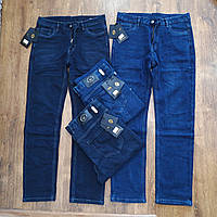 Мужские темно-синие джинсы "ЛАСТОЧКА" 4 кармана Art: 1402 Опт(упаковками по 12 пар)
