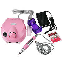 Машинка для манікюру та педикюру фрезер Beauty nail DM-202 Pink PZ, код: 6481379