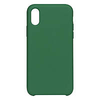 Чехол Soft Case No Logo для Apple iPhone X iPhone Xs Green KV, код: 7647011