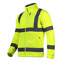 Куртка флисовая сигнальная Lahti Pro 40109 M Желтая PZ, код: 8218232