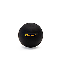 Массажный мяч Qmed Lacrosse Ball черный 6 см BM, код: 6745951