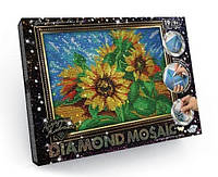 Алмазная мозаика Danko Toys DIAMOND MOSAIC Подсолнух UL, код: 2456376