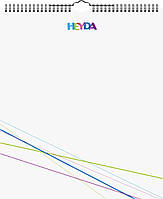 Перекидной календарь Heyda 29,7 x 35 см Белый (2070481) XN, код: 2452109