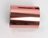 Фольга розовое золото STAR для гогячего тиснения 0,1 х 5 м PZ, код: 8106515