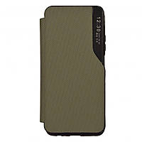 Чехол-книжка Business Fabric для Xiaomi 11T Green KV, код: 7516793