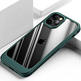 Чохол TPU+PC Pulse для Apple iPhone 14 Pro (6.1") Dark Olive, фото 3