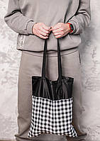Многоразовая сумка шоппер черная VS Thermal Eco Bag BM, код: 7764537