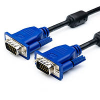 Кабель VGA 20.0m CC-PPVGA HD15M/HD15M Atcom с 2-мя ферритовыми кольцами (10701)