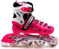 Ролики раздвижные Scale Sports размер 38-42 Pink (1516215648-L) NB, код: 2376857