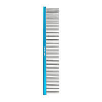Гребень для шерсти большой хромированный Artero Giant Blue Comb Nature 25х3,5 см Синий IN, код: 8138197