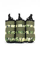 Подсумок под 3 магазина АК М16 MOLLE VS Thermal Eco Bag открытый пиксель XN, код: 7567638