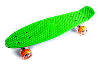 Пенниборд Penny Board с подсветкой Green GG, код: 2472875