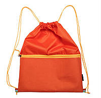 Багатофункціональний рюкзак мішок із кишенею Веселка VS Thermal Eco Bag жовтогарячий QT, код: 7547095