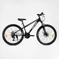 Велосипед Спортивный Corso 26". "ASPER", 21 скоростей, алюминиевая рама 13", переключатели LTWOO A2. Black