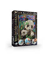 Алмазная мозаика Danko Toys Diamond Mosaic Панды DM-02-10 NX, код: 8263367