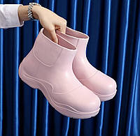 Резиновые ботинки Chelsea GaLosha Нежно-розовый 38-39 25,5 см (БЧНР_2) NX, код: 6746620