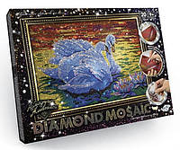 Алмазная мозаика Danko Toys Diamond Mosaic Лебедь DM-01-02 NB, код: 8263515