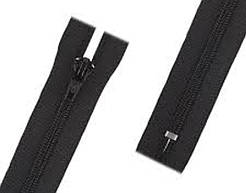 Блискавки тип — 51), довжина 18 см, нероз'ємні. Чорні.