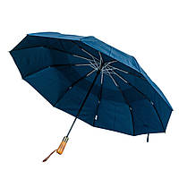 Зонт складной автомат Parachase 3236 синий 3 ст 10 сп UT, код: 8234555
