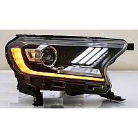 Передня альтернативна оптика (Full LED, Mustang style) для Ford Ranger T7 2015+