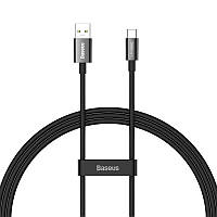 Дата кабель Baseus Superior Series (SUPERVOOC) Fast Charging USB to Type-C 65W 1m (CAYS00090) trs