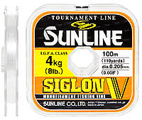 Леска Sunline Siglon V 100м 0,205мм 4кг 8lb DH, код: 6500819