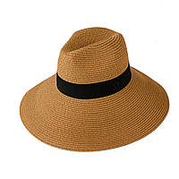Шляпа SumWin СЕЛЕНА темно-бежевый 56-59 BM, код: 7802810