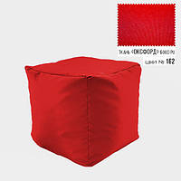 Бескаркасное кресло пуф Кубик Coolki 45x45 Красный Оксфорд 600 XN, код: 6719747