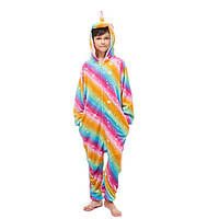 Пижама Кигуруми детская Kigurumba Единорог Брайт на молнии S - рост 105 - 115 см Разноцветный BM, код: 1821247