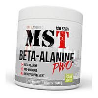 Бета-аланин для спорта MST Nutrition Beta-Alanine PWO 300 g 120 servings Unflavored GG, код: 7595538