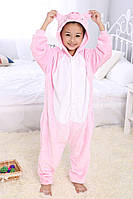 Пижама детская Kigurumba Свинка XL - рост 135 - 145 см Розовый с белым (K0W1-0044-XL) BM, код: 1849711