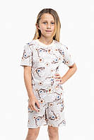 Пижама для девочки Kilic ER-3 6-7 лет Бежевый (2000989739524) BM, код: 8310447