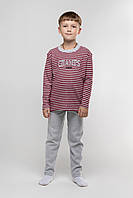 Пижама для мальчика Cotton more 38518 4-5 года Бордовый (2000990042392) BM, код: 8375935