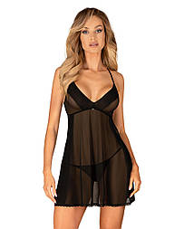 Пеньюар і трусики Obsessive Latinesa babydoll & thong XS/S