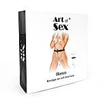 Бондажний набір з металевим анальним гаком No2 Art of Sex Blanca Bondage set with anal hook No2, фото 4