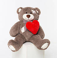 Плюшевый медведь с сердцем Mister Medved Латки Капучино 150 см HH, код: 7375024