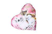 Мягкая игрушка-подушка Brands Сердце кролики 00228-80 Разноцветный (2000989416371) HH, код: 8251002