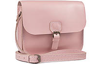 Женская кожаная сумка ручной работы Coolki Handy розовый BK, код: 6719924