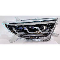 Передняя альтернативная оптика (с Дхо, Full Led) для Toyota Highlander (XU40) 2012+