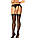Жіночі Панчохи Obsessive Chemeris stockings Чорний M/L (SO9771), фото 2