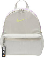 Рюкзак подростковый Nike Y NK BRSLA JDI MINI BKPK 11L белый DR6091-072