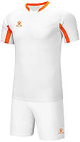 Комплект футбольной формы Kelme LEON бело-оранжевый 7351ZB1129.9139