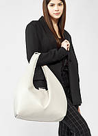 Жіноча сумка Sambag HOBO L сірий шовк (53300030) UL, код: 7940131