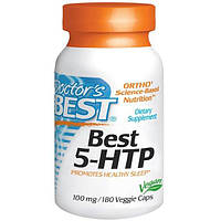 Триптофан Doctor's Best Best 5-HTP 100 mg 180 Veg Caps QT, код: 7670337
