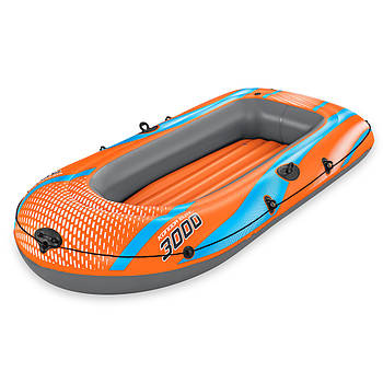 Надувний човен двокамерний до 200 кг. Bestway 61143 Kondor Elite 3000 Надувний човен для відпочинку